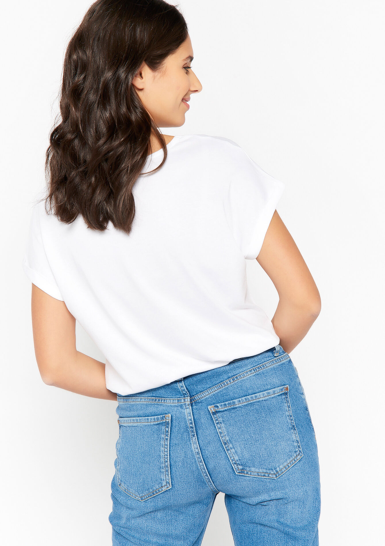 Basic T-shirt - OPTICAL WHITE - 02301308_1019