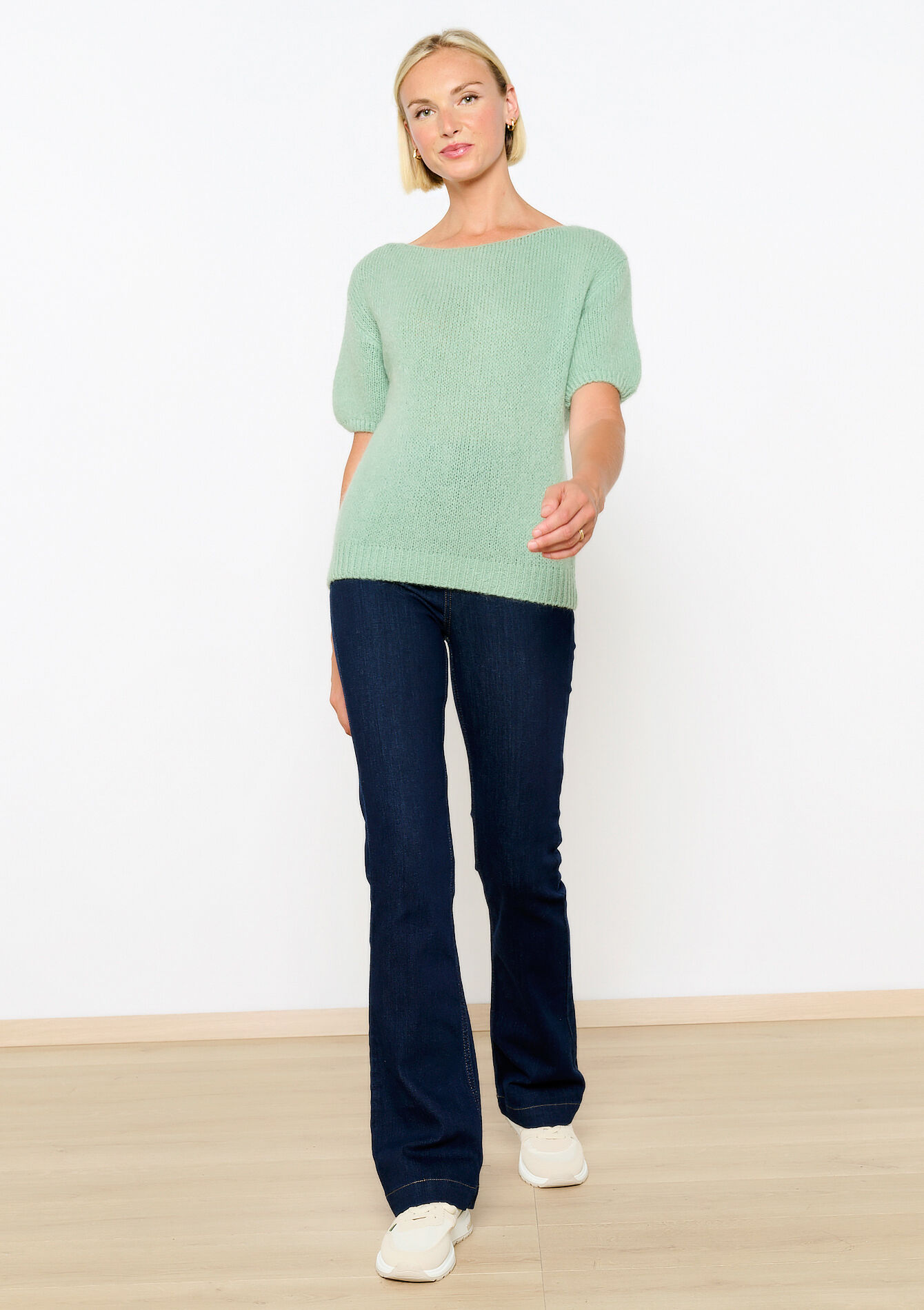 Trui met korte mouwen, Trui met korte mouwen - MINT GREEN - 04006657_1723