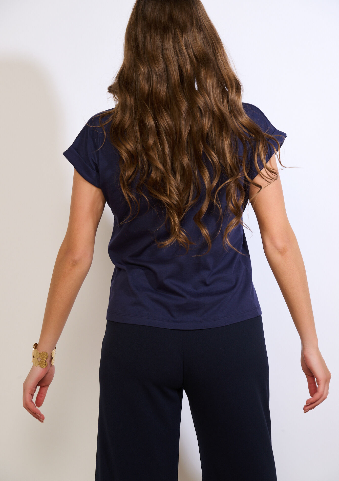 Losvallende T-shirt - NAVY BASIC - 02301926_2723