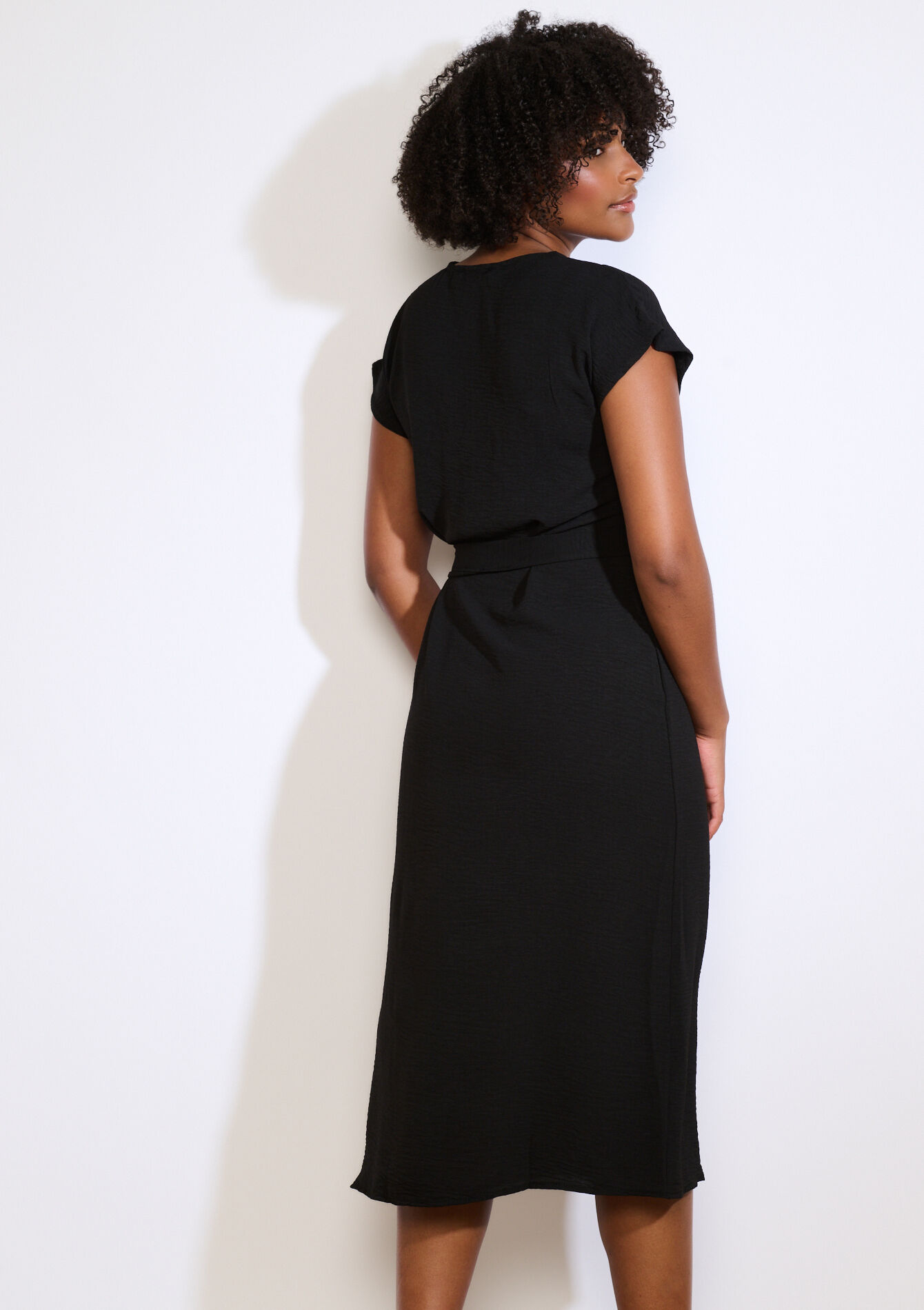 Overhemdjurk met knoopjes - BLACK - 08104243_1119