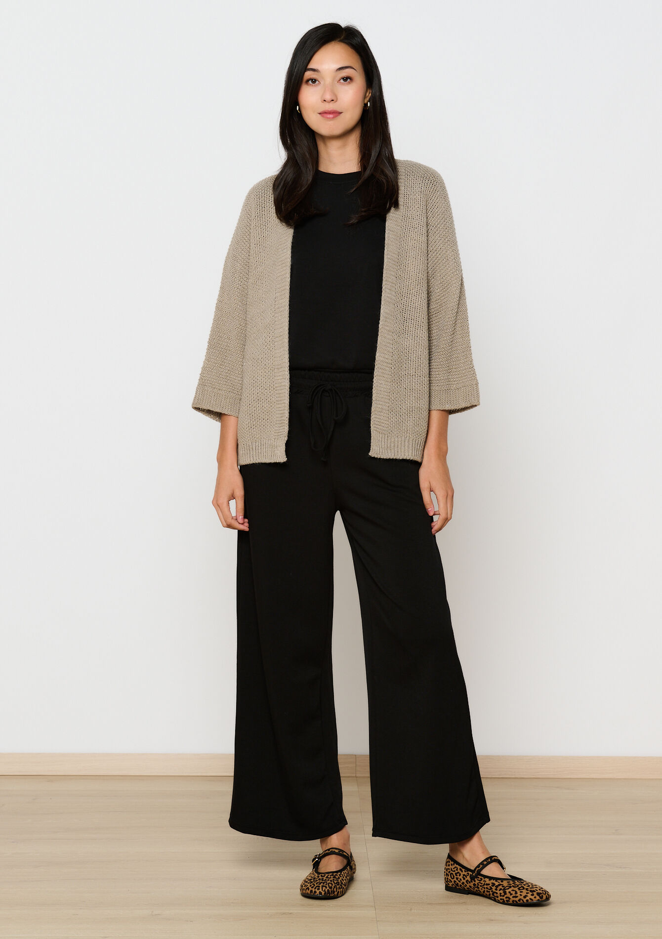 Open cardigan - TAUPE - 04101184_1021