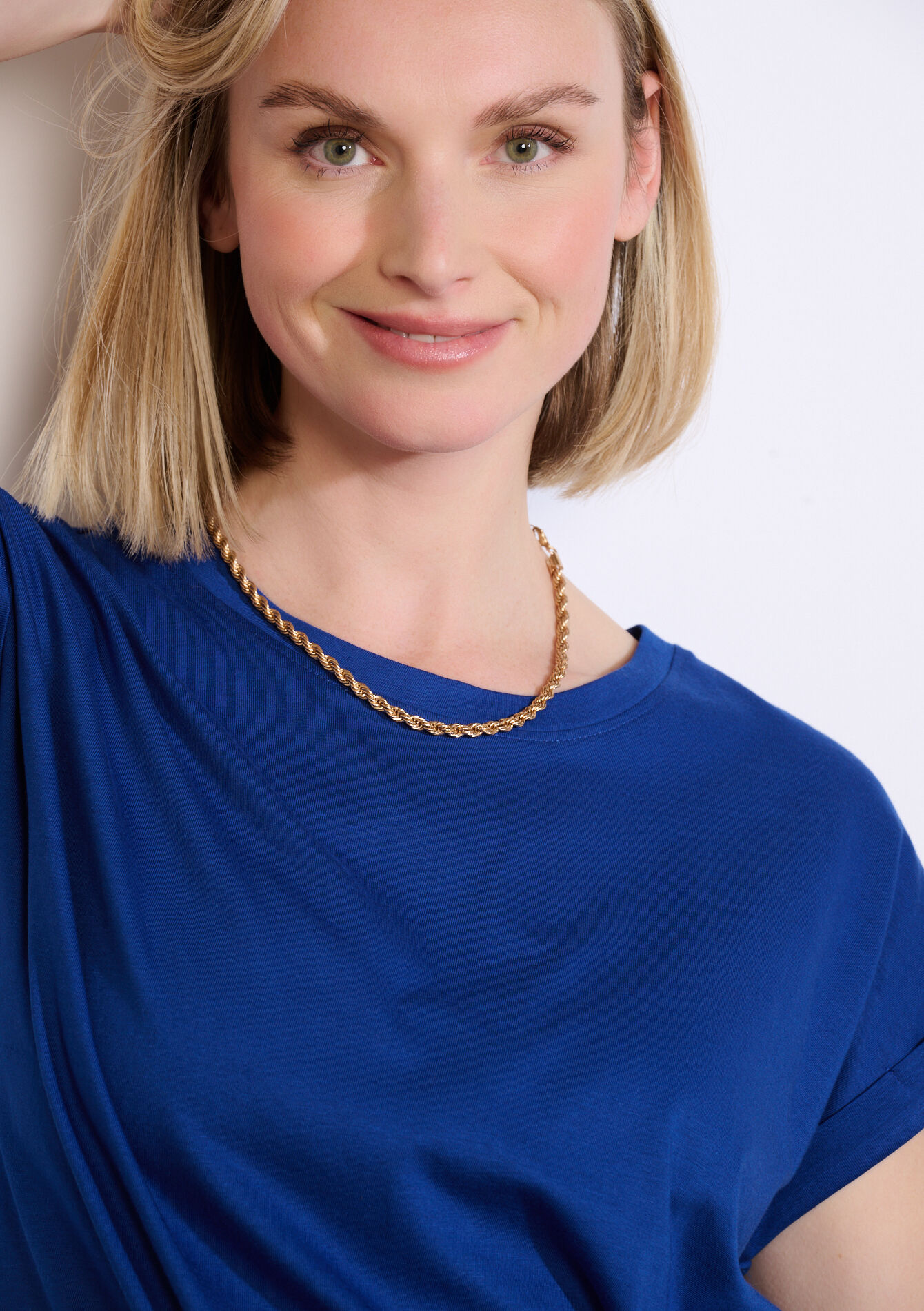 T-shirt fluide manches courtes - ELECTRIC BLUE - 02301926_1619