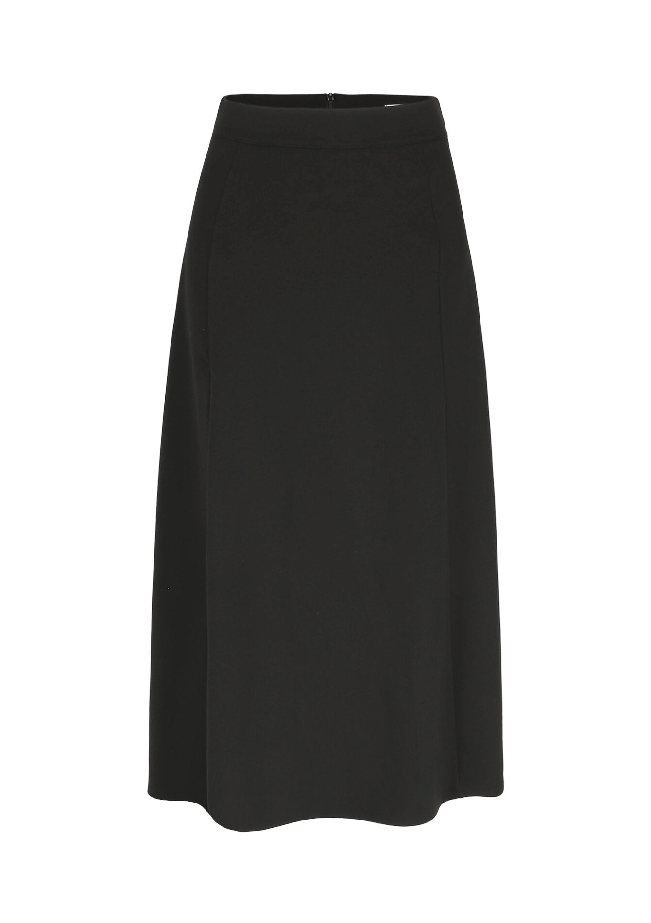 Jupe midi fluide - BLACK - 07101490_1119