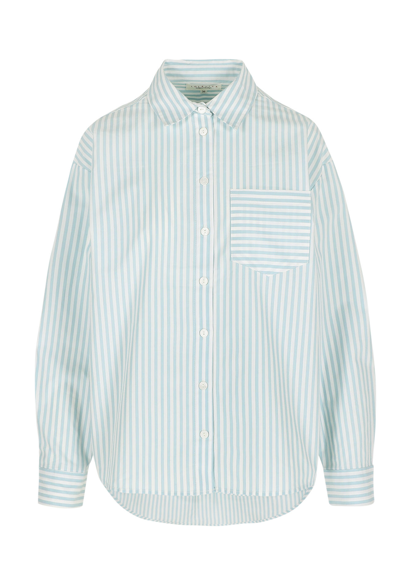 Chemise rayée oversize, Chemise rayée oversize - KHAKI FADED - 05702931_4326