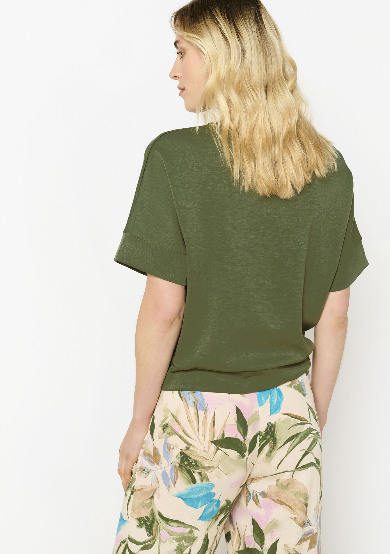 T-shirt en sweat - KHAKI FADED - 1120807