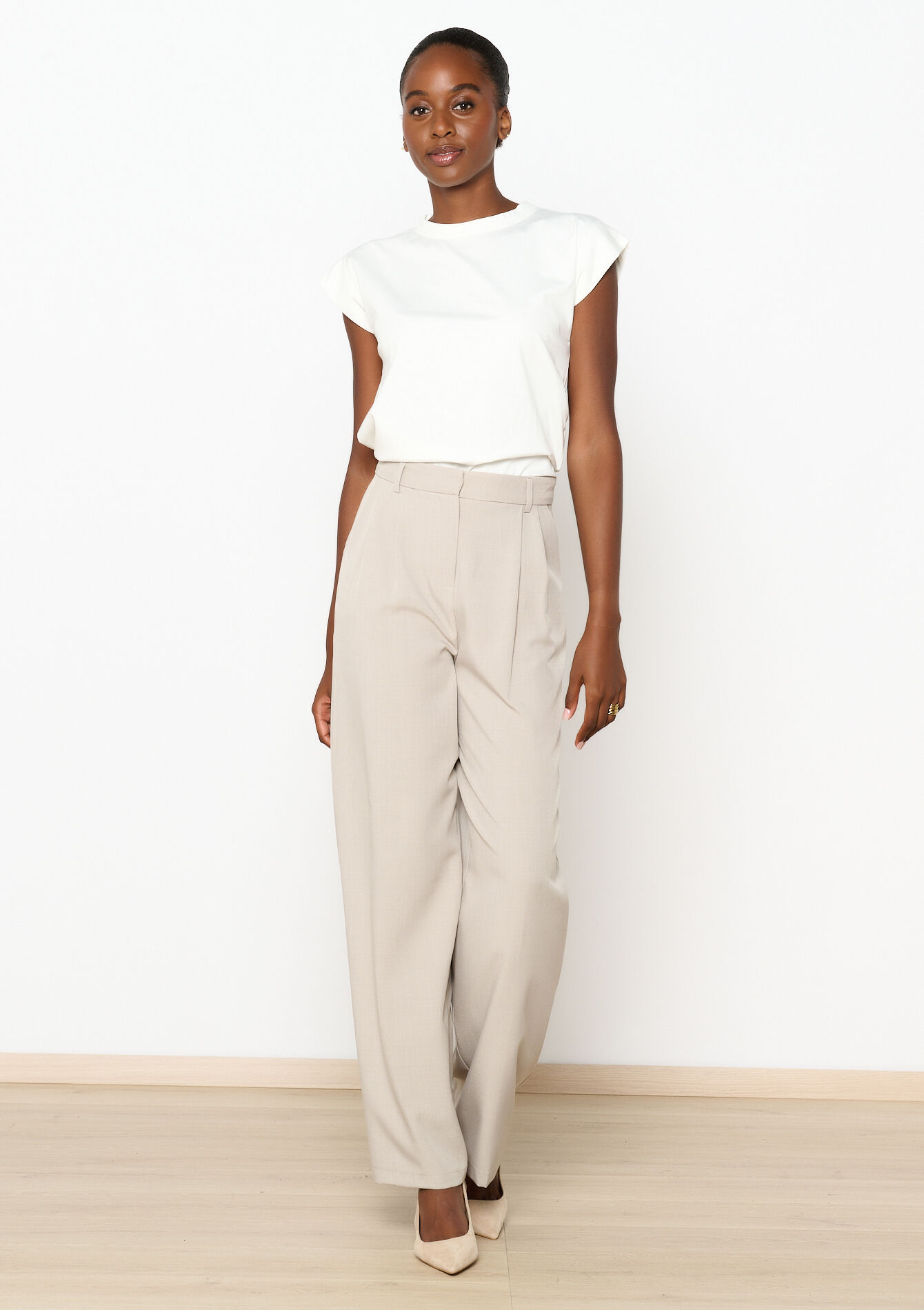 T-shirt met korte mouwen - OPTICAL WHITE - 02301683_1019