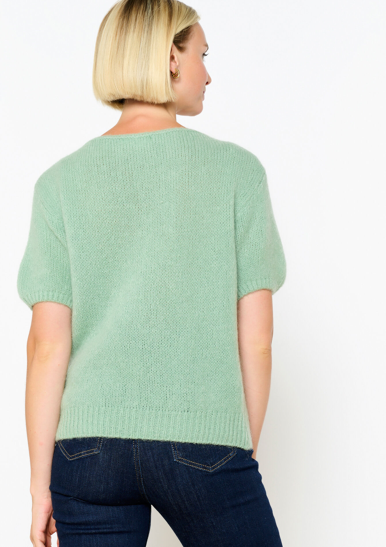 Trui met korte mouwen, Trui met korte mouwen - MINT GREEN - 04006657_1723