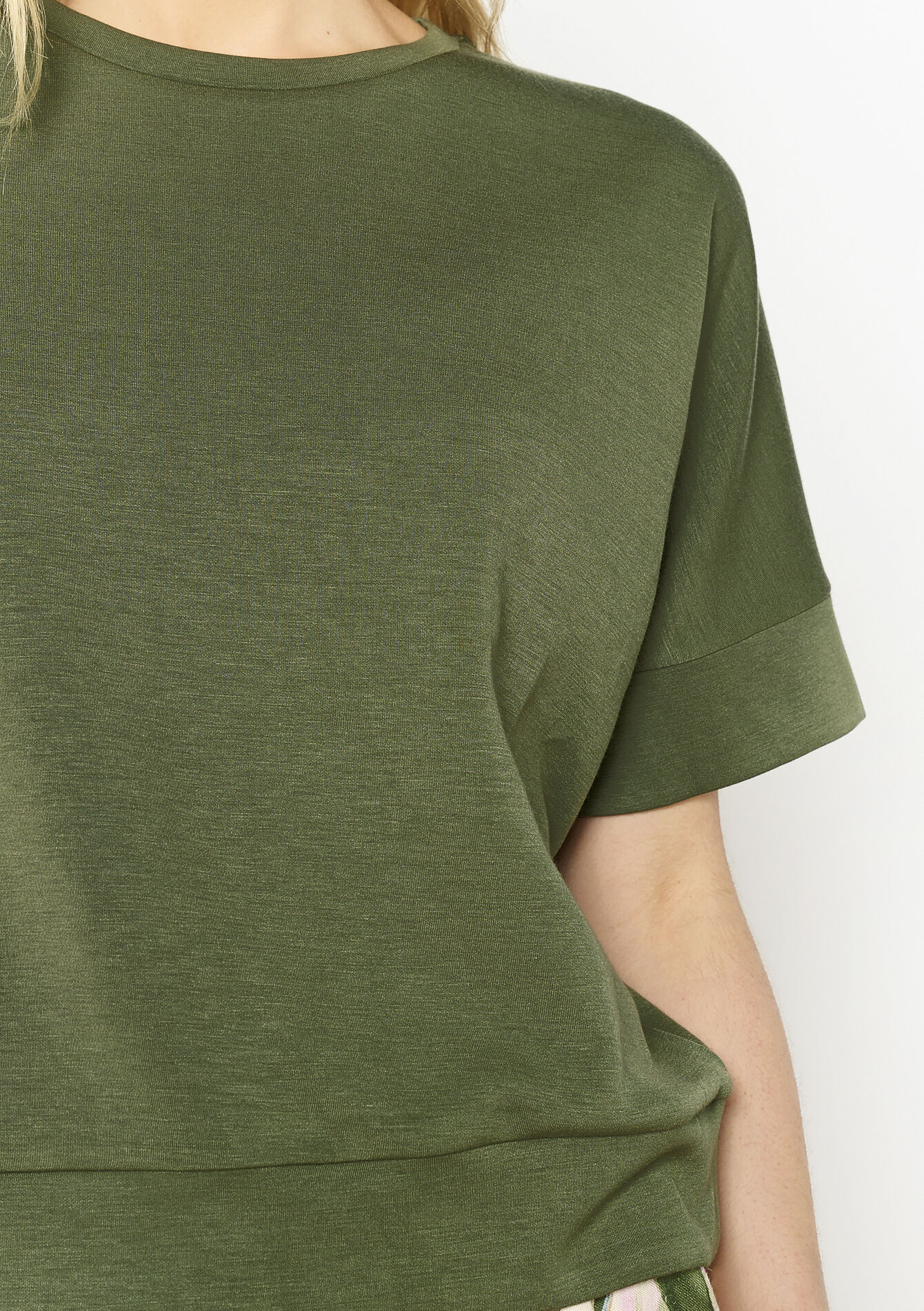 T-shirt en sweat - KHAKI FADED - 1120807