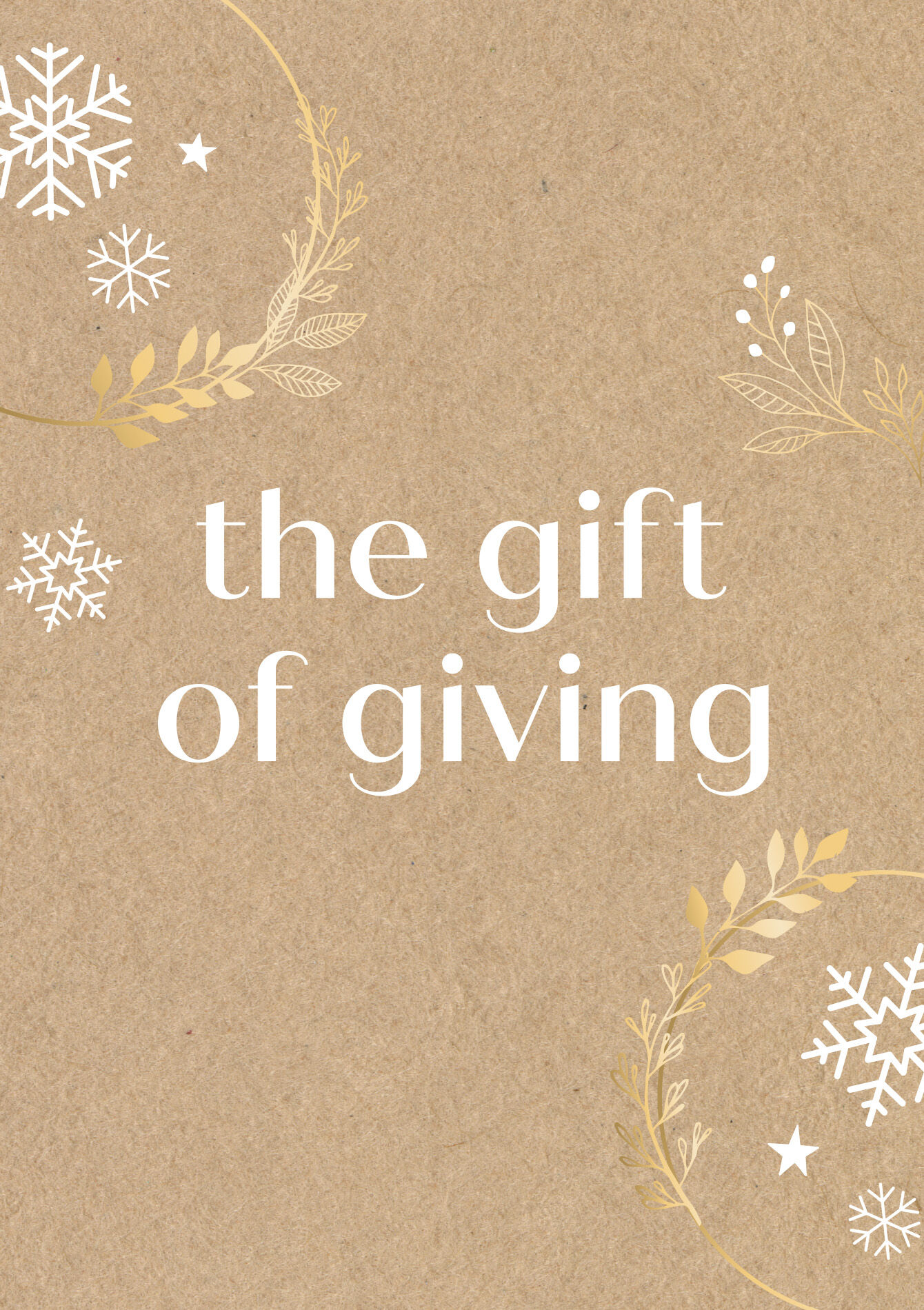 E-gift card - THE GIFT OF GIVING - H1300002_H118