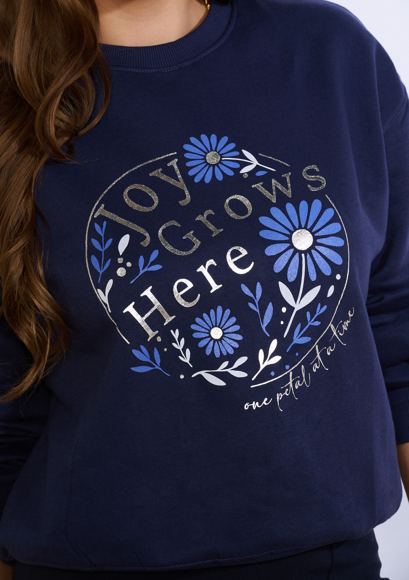 Sweat imprimé message - NAVY BASIC - 03001820_2723