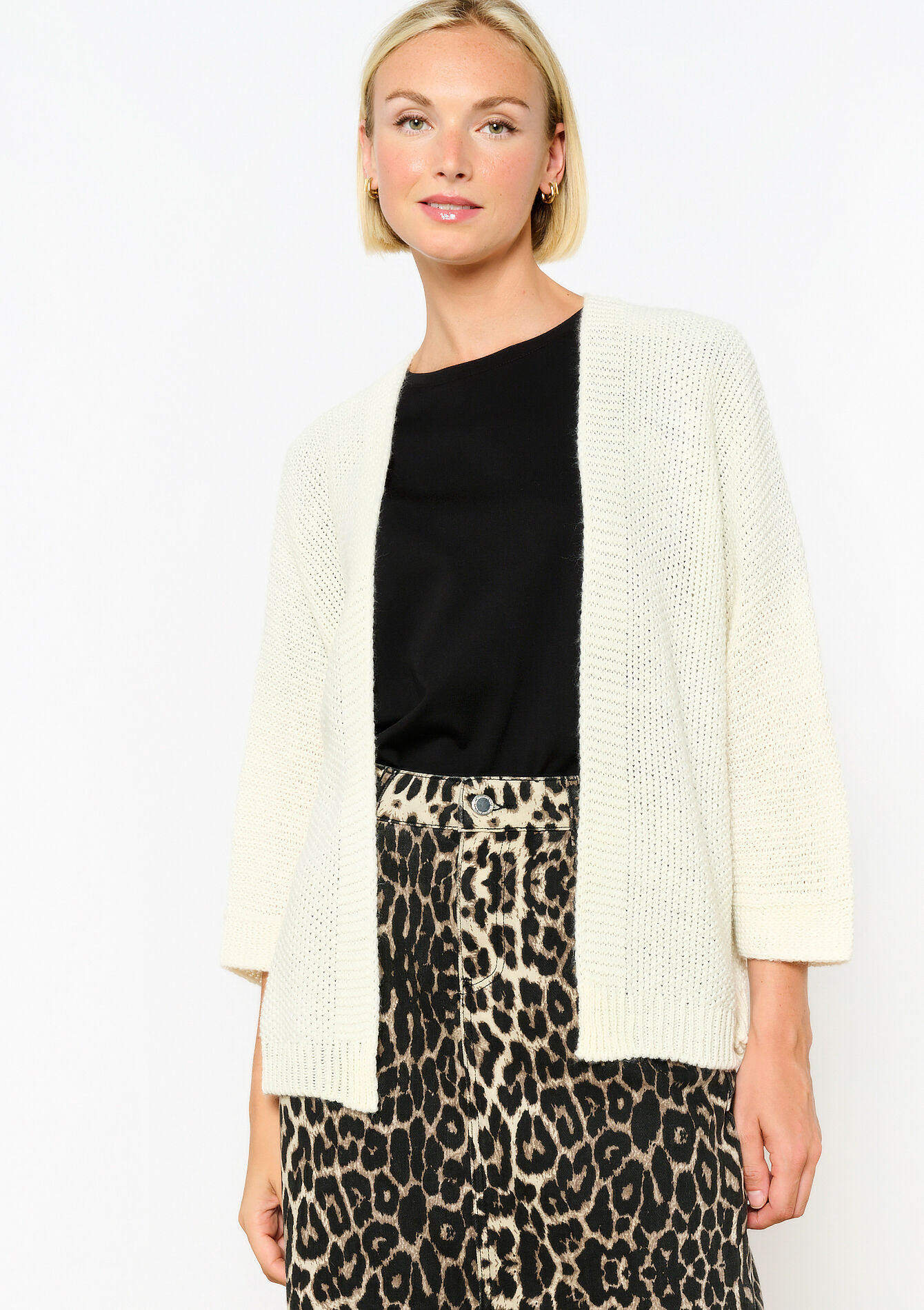 Open cardigan - OFFWHITE - 04101184_1001