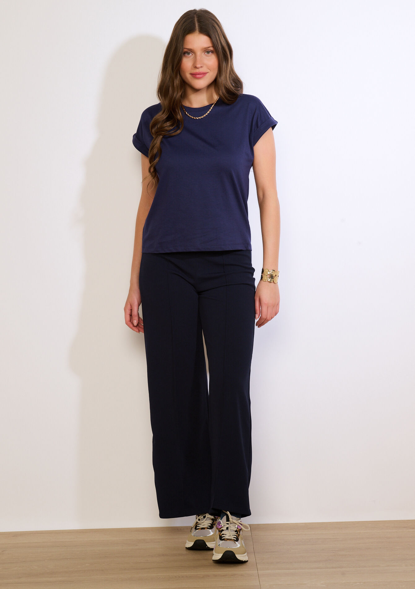 Losvallende T-shirt - NAVY BASIC - 02301926_2723