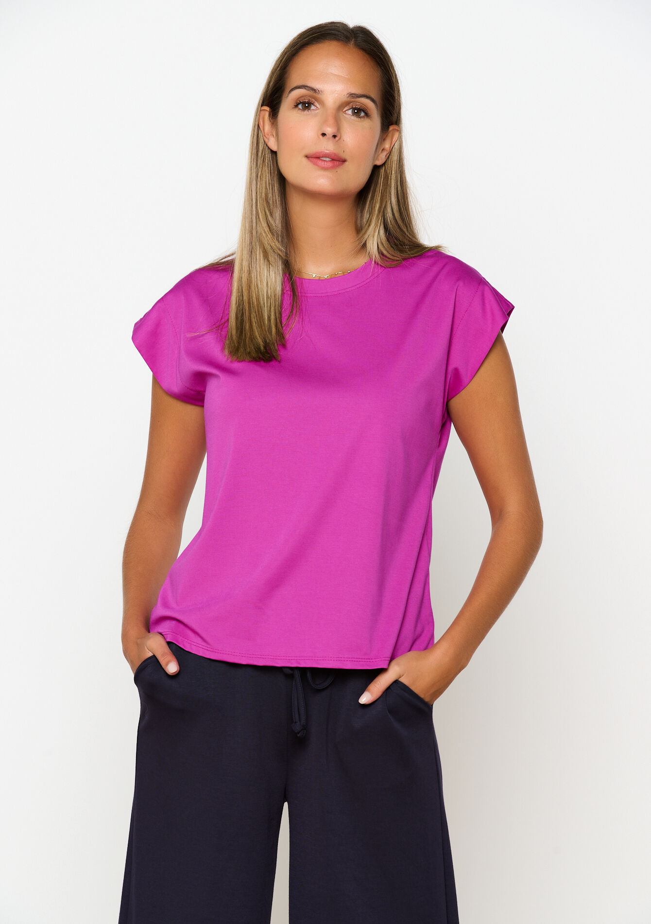 T-shirt met korte mouwen - VIOLINE - 02301683_2576
