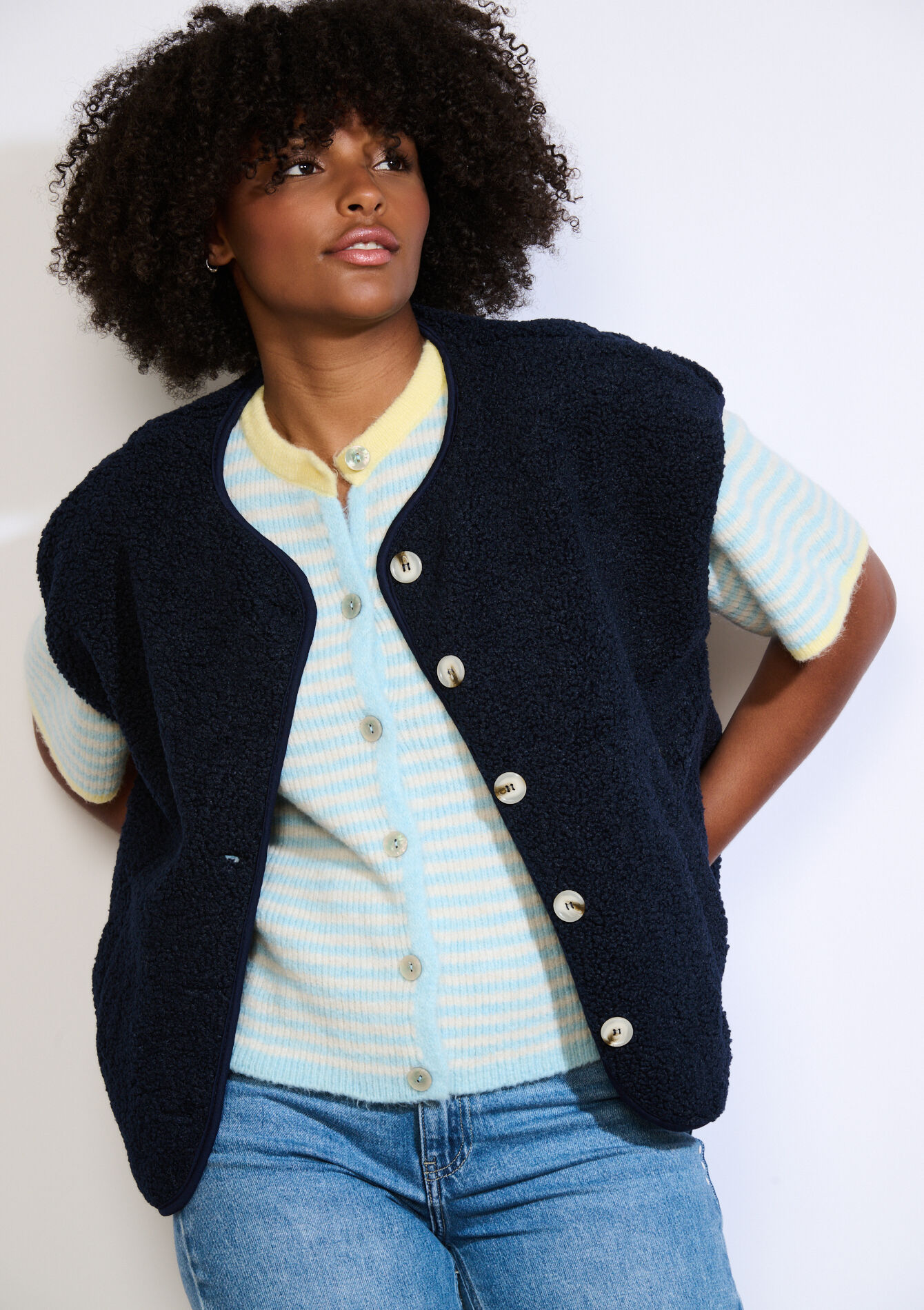 Soft sleeveless vest, Soft sleeveless vest, , back