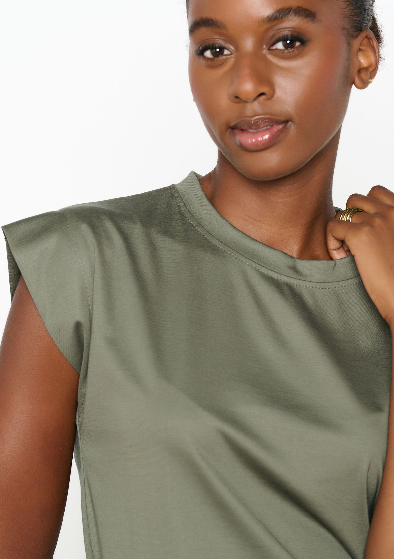 Short-sleeved T-shirt - KHAKI - 1116652