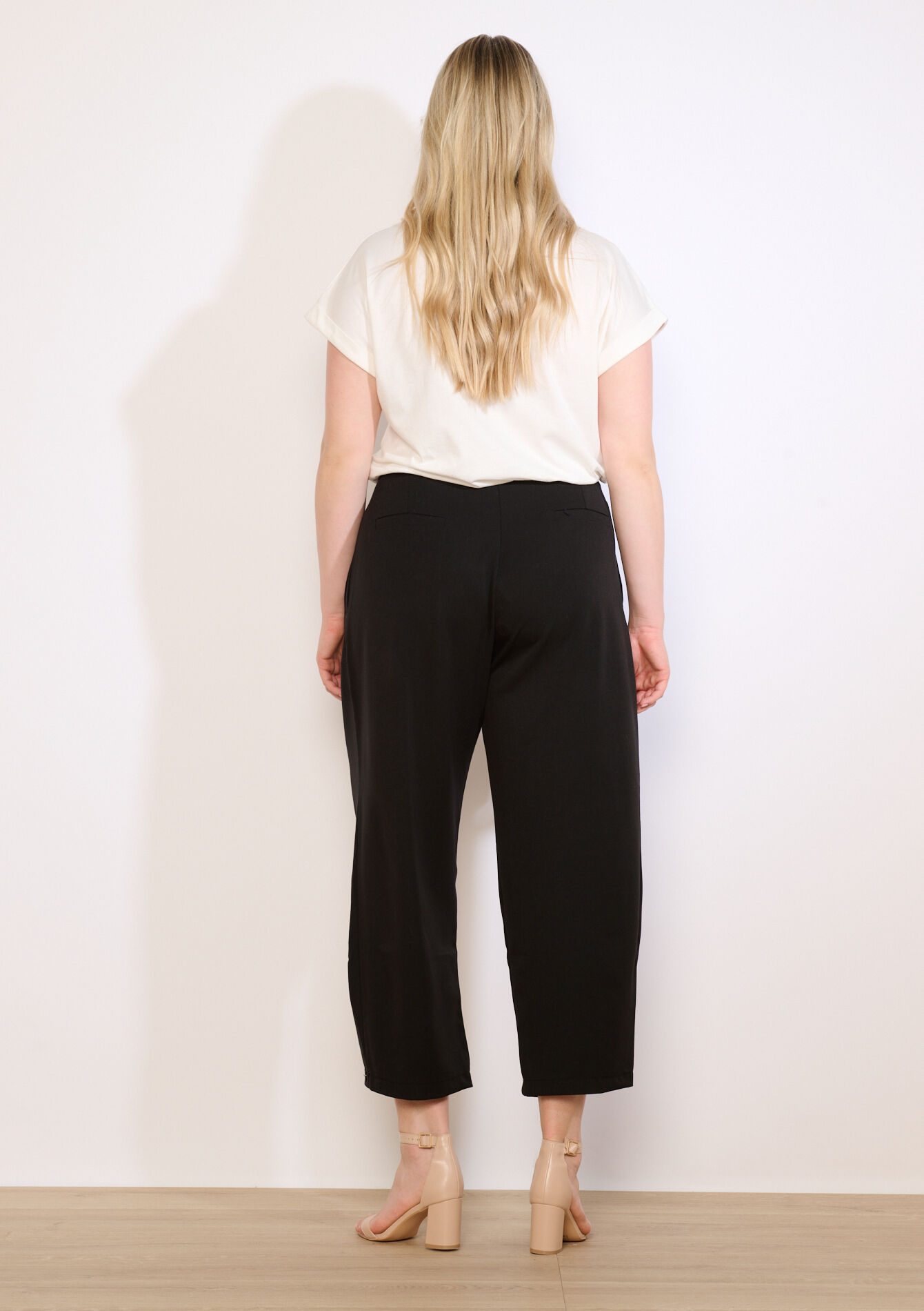 Pantalon barrel habillé - BLACK - 06100791_1119