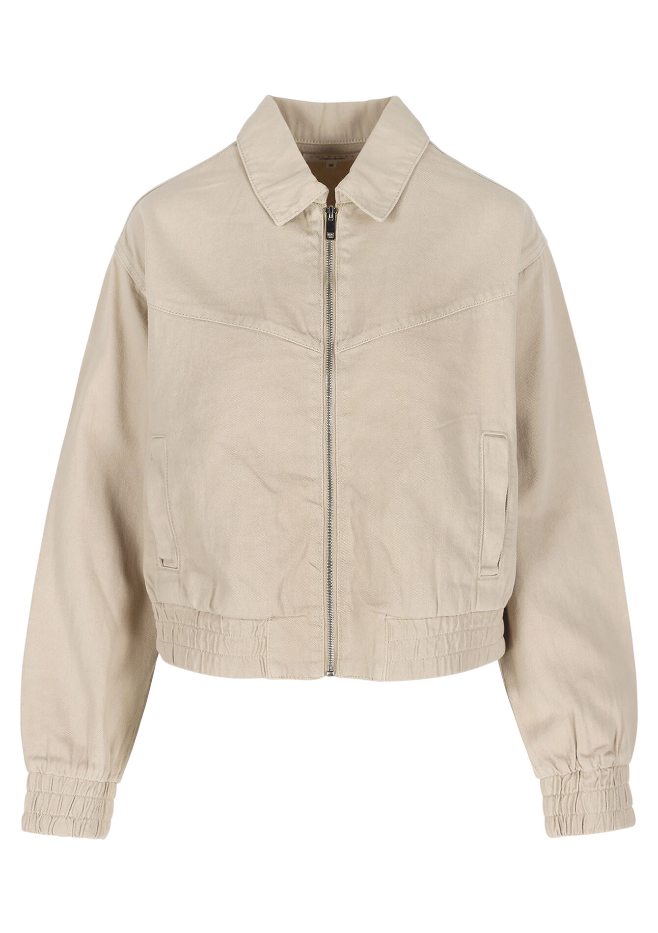 Blouson zippé court - LT BEIGE - 09101104_2527