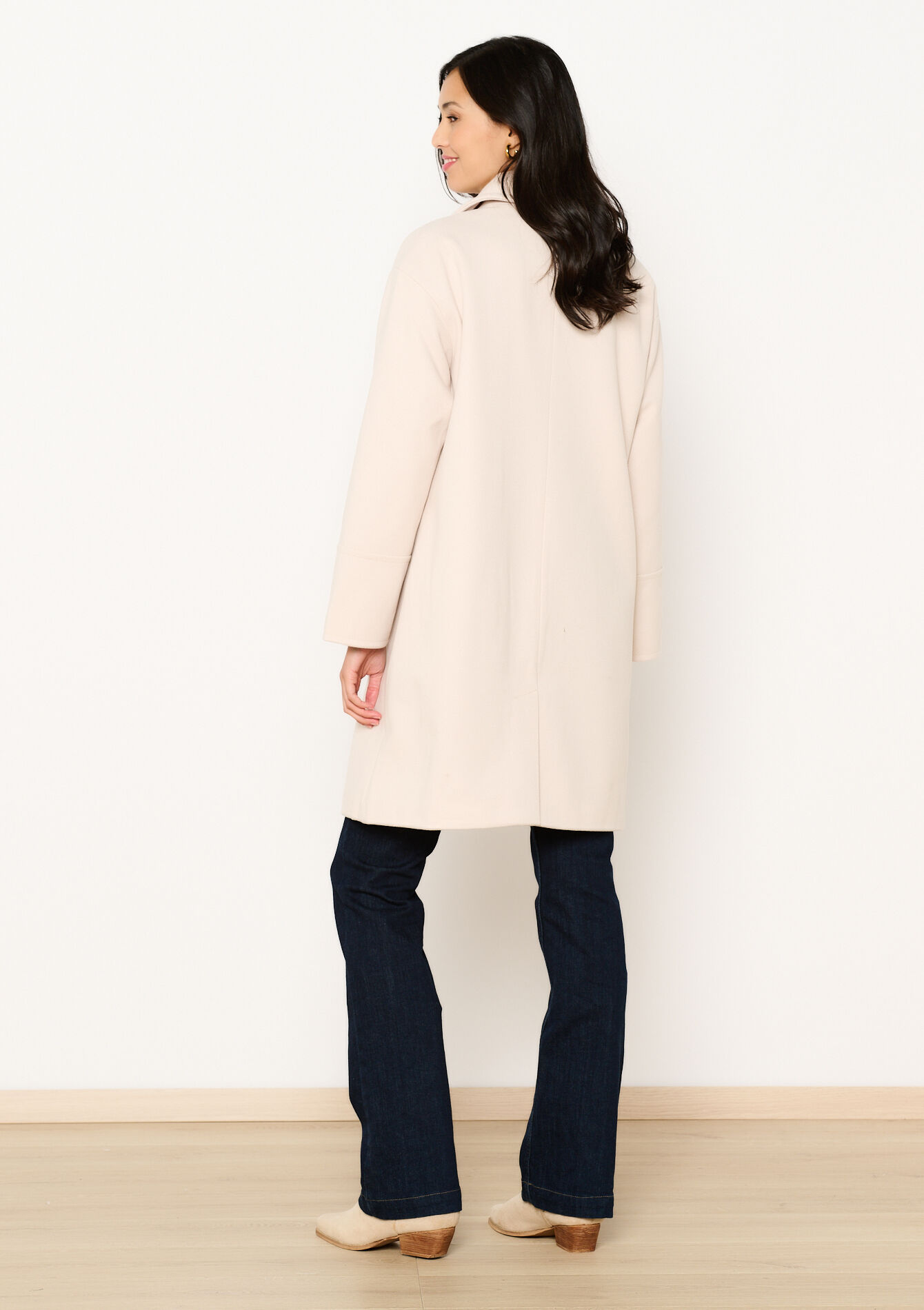 Manteau mi-long - VANILLA WHITE - 1098764