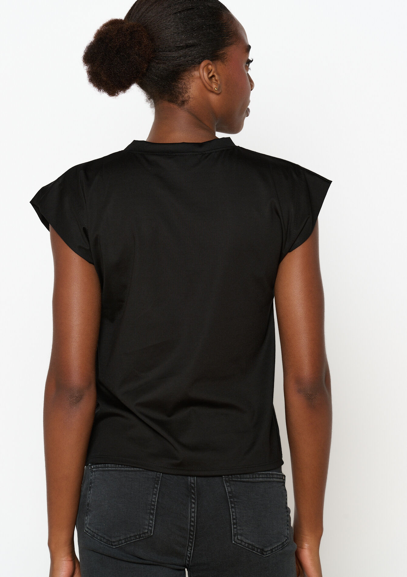 T-shirt met korte mouwen - BLACK - 02301683_1119