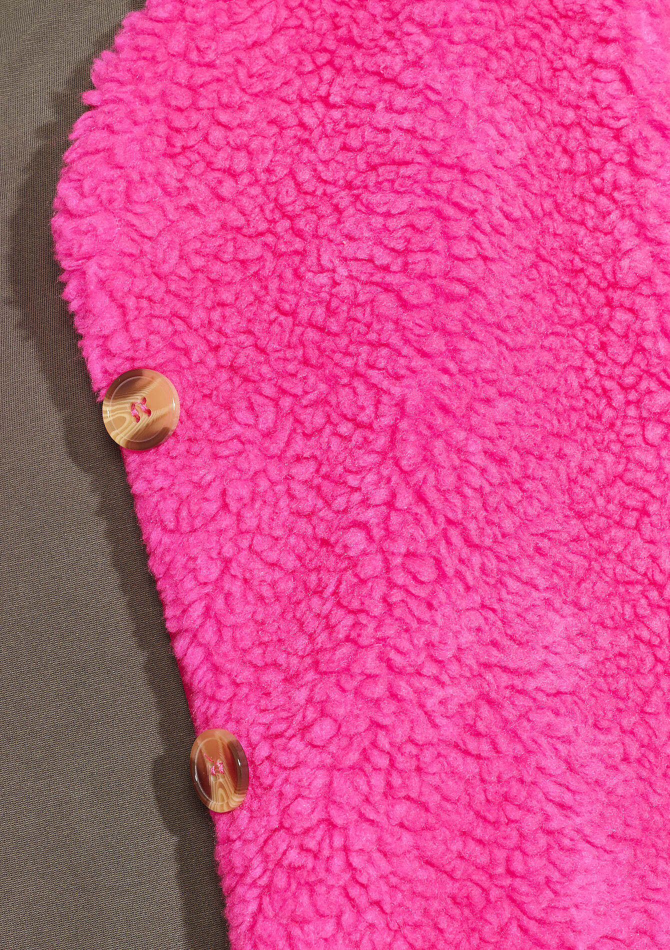 Zachte mouwloze bodywarmer - FLUO PINK - 09001486_5727