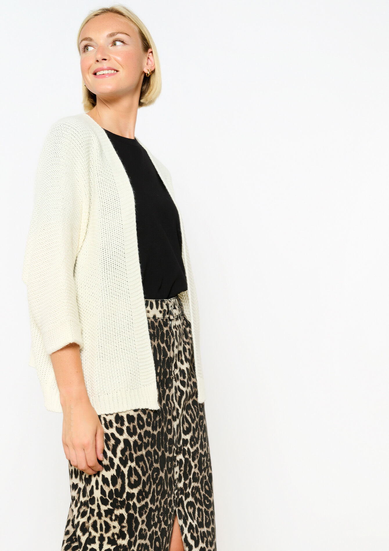 Open cardigan - OFFWHITE - 04101184_1001