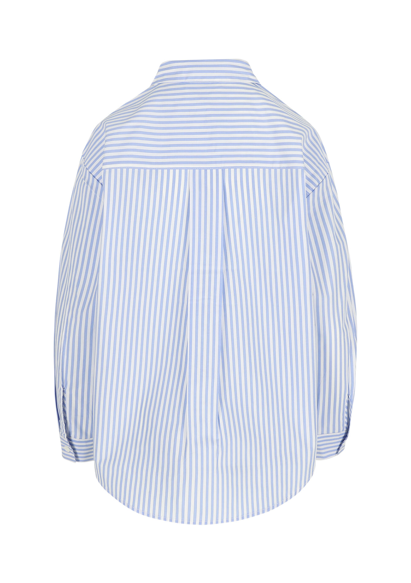 Oversized gestreept hemd, Oversized gestreept hemd - BLUE PASTEL - 05702931_3003