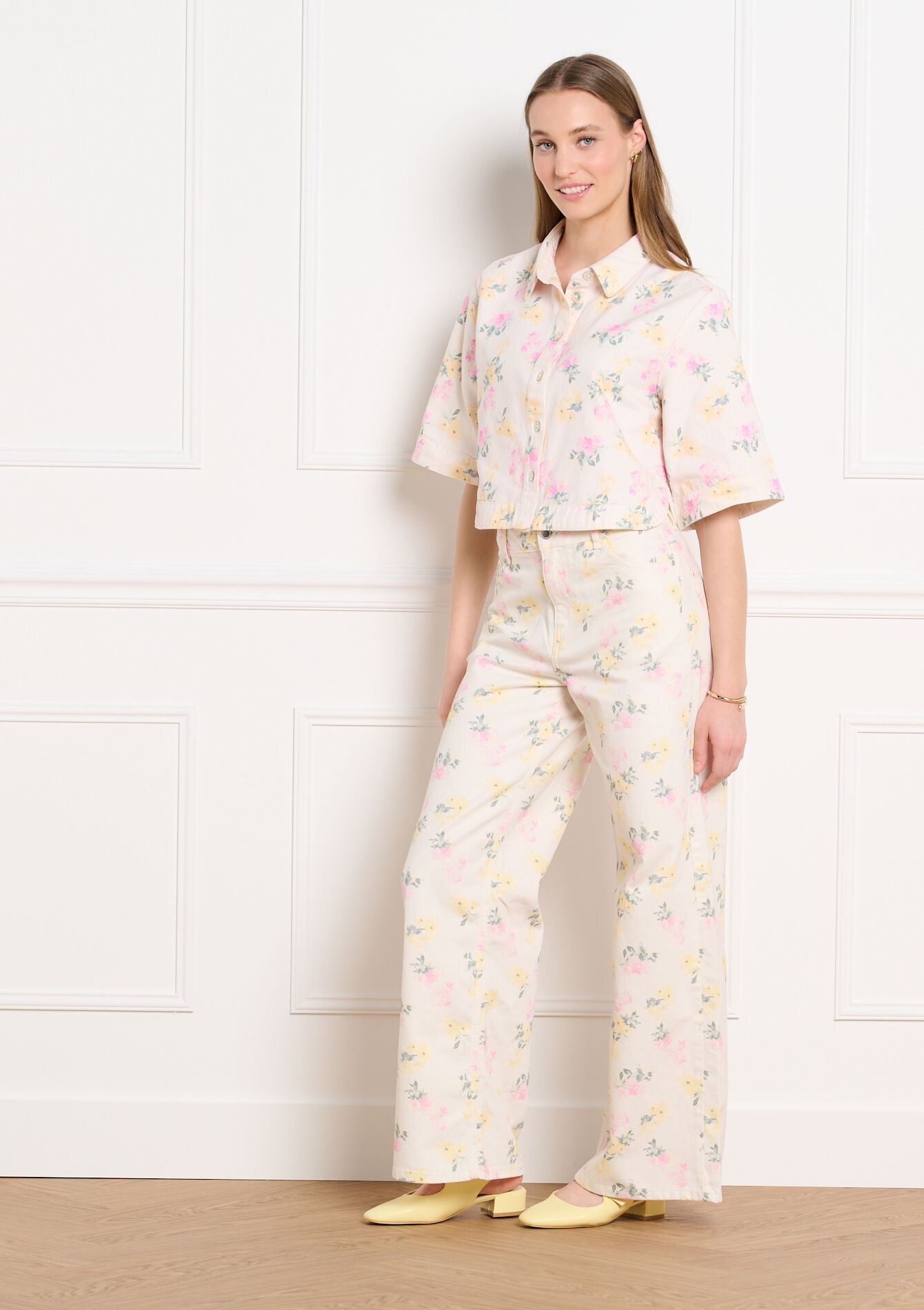 Chemise courte imprimée - OFFWHITE - 05703037_1001