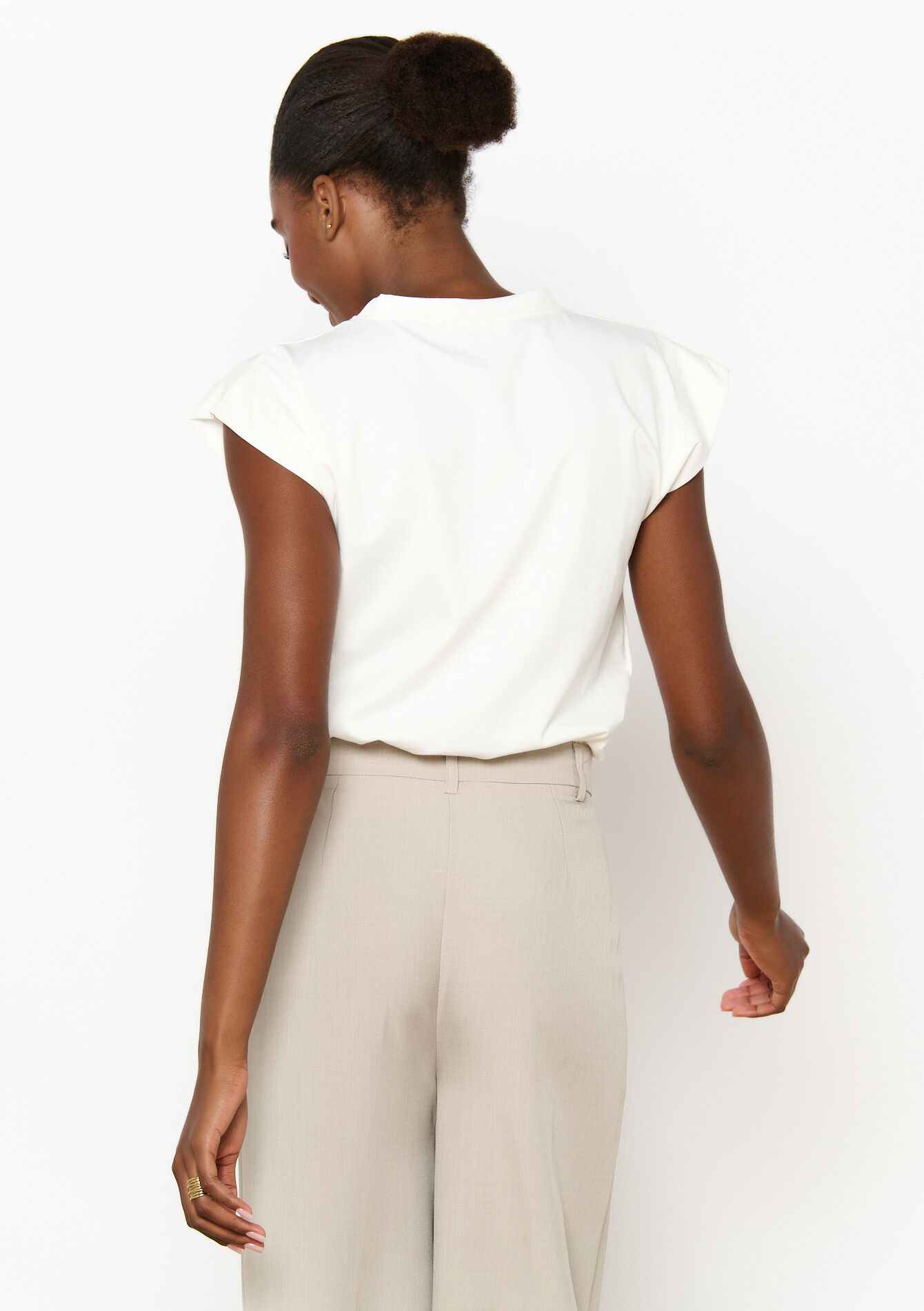 T-shirt met korte mouwen - OPTICAL WHITE - 02301683_1019